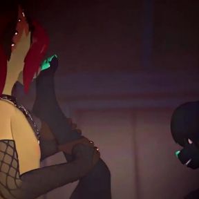 Sledge and Sam Get Busy in a Diner (furry Sex)