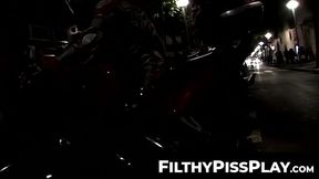 FilthyPissPlay.com - Freaky gay men suck off and host piss party in outdoor adventure