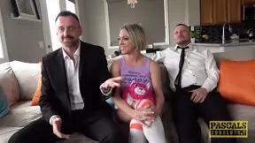 Big Tit MILF gets ass hammered and pussy toyed