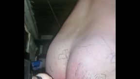 My Ass Is On Fire! Hard anal fuck of a HUGE white ass of a Russian gay!