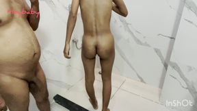 Bathroom Romance Hot Girlfriend Fuck with Soap