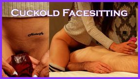 Facesitting for a chastity cumeating cuckold: My Personal Cum Cleaner. Full Creampie Cleanup, cuckold cleanup. Femdom facesitting and facesitting orgasm.