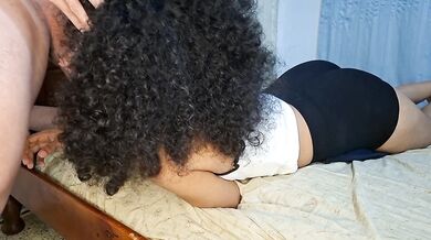 My skinny brunette friend lets herself be fucked