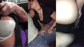 jennifer white fucks a stranger from a gas station in her car