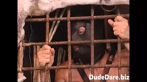 Horny dude invites his thirsty sex prisoner for some raunchy action at the dungeon