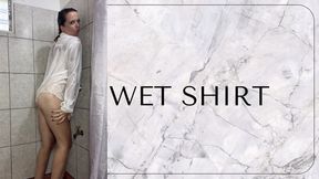 wet shirt shower