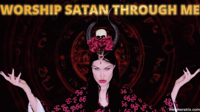 WORSHIP SATAN THROUGH ME