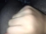18 year old jacks off 1 sperm at a time from his long John