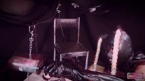 the kinky queen  dark dea  in pornseries bonding part.2 (fetish/femdom/bondage)