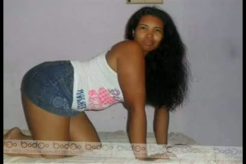 Good looking Latina chick with a big round booty loves doggy style