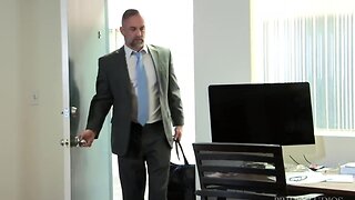 Old Bear Old Man Gets Teen College Prick Surprise Fuck As Gift