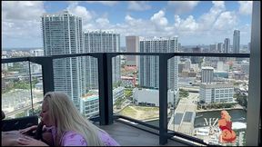 big booty pawg mz dani fucks lil d on outside balcony