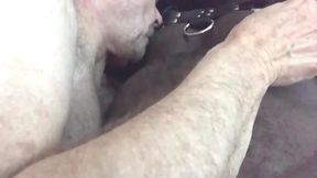 close up verbal interracial duo nipplepig play