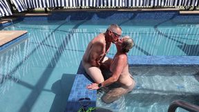 the jacuzzi is not the only thing that is hot and wet here