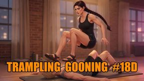Trampling Gooning #18D: Crushed Under My Sole (Animated, Music, Text)