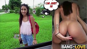 Claire Black Rides and Gets a Sticky Reward Outdoors