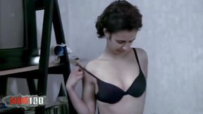 Sandra: Nice MILF Arab Brunette Sandra Dancing and Stripping