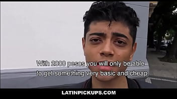 LatinPickups - Cute Latino Twink Cash To Fuck Stranger On Street POV