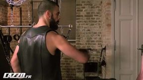 homo World Berlin Leather - Leather giant Hairy Man Vs Axl dark-hued Part 1