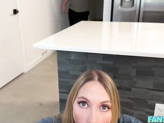 Banging My step Brothers Sexy Golden-haired Girlfriend - Khloe Kapri - FantasyPOV