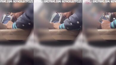 Big lips sloppy cock sucked while secretly riding his phone