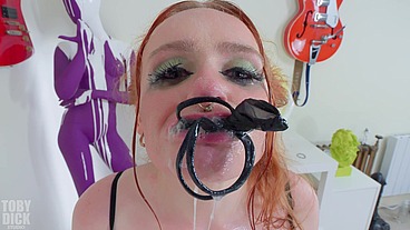 Petite Pixxxie Sucks on PISSY KNICKERS and is ANAL FUCKTOY who drinks YELLOW URINE and has her THROAT FUCKED HARD
