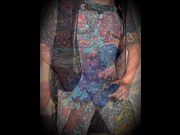 I turned wanking and cumshot into an artistic performance