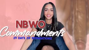 NBWO Commandments - 1st Commandment