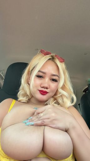 Cute amateur MILF shows off big tits on OnlyFans