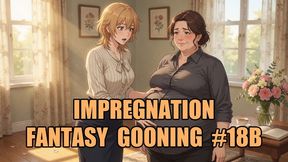 Impregnation Fantasy Gooning #18B: Goddess's Eternal Breeding Goon State (Animated)