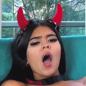 Busty latina devil wants to lead you to temptation - Ivy Flores