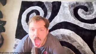 Ample white guy plumbs BIG BLACK COCK next door