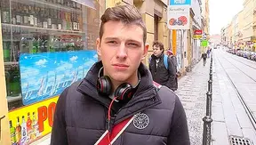 Brunette Hunk Gags on Massive Dick Before Chugging Thick Cum – HotPOV Gay 18+
