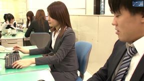 Office Temptation - the Pantyless Coworker Suddenly Undresses Right Before His Eyes - Part1