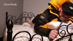 Humping Rab Down Jacket and my pillows until cum