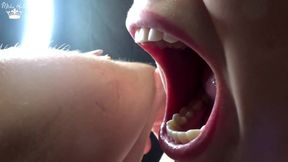 Hard Biting of Male Fingers and Arm Film 3 Mouth and Teeth Fetish!