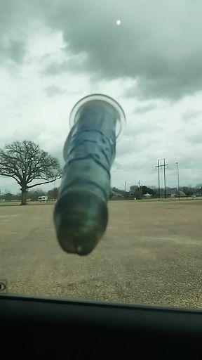 Driving down the highway stroking my cock