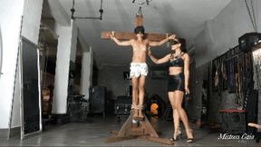 MISTRESS GAIA - CRUCIFIED AND WHIPPED - HD