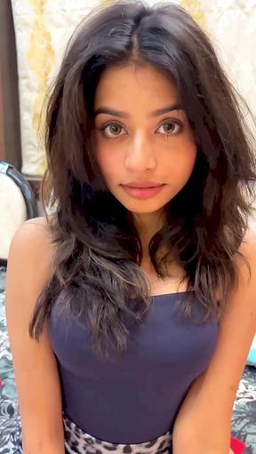 Barely legal teen teased by indian daddy
