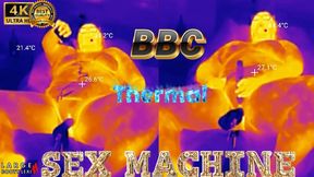 First BBC Sex Machine Fuck: Oiled Up BBW Cums Hard on Your Massive Cock, 15 Min Ride and Cum Countdown, POV Thermal (4K Landscape)