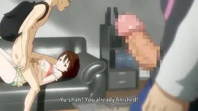 Elder Sister's Free Oral Day - Hentai sister lets her brothers friends gangbang her in maid outfit