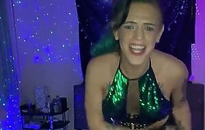 Sexy Transgender female stripper Jade Jameson Pole dancing