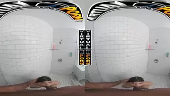 VIRTUAL PORN - Sadie Pops Her Pussy For Jay Bangher's Big Black Cock In VR