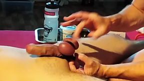 Milking his dick