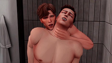 FEMBOI Backs INTO A SUCKING ASS AND SWALLOWS A HUGE PENIS (Sims Gay Compilation)