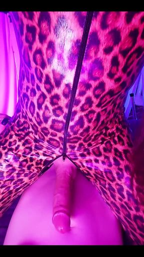 Riding in a Bodysuit Until We Cum Together (close-up Angle)
