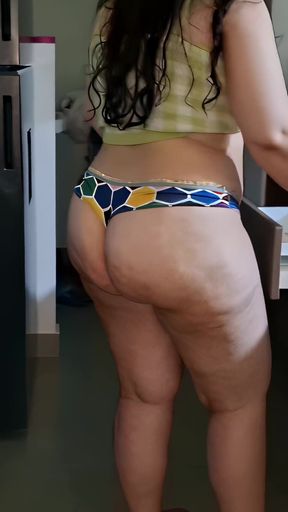 Nicole's Massive Belly Stuffing Feast - Her Soft Tummy Gets HUGE!   Clip 2