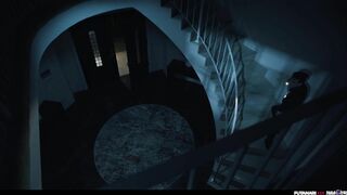 Police Officer Break Into Alien Futa House - Sex Craving Parasites Turns Hot Girls into Shemale