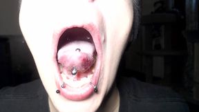 Deep inside Val's mouth