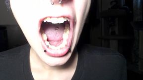 Deep inside Val's mouth
